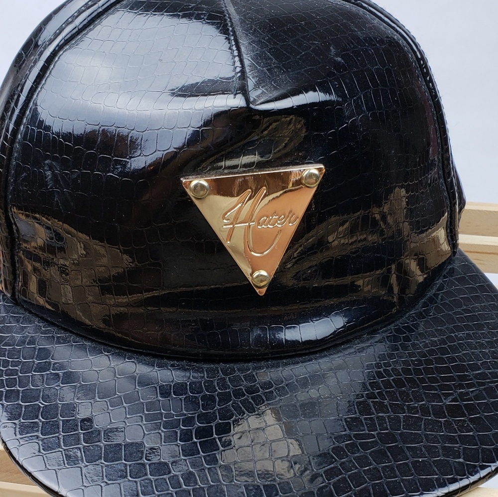 Black leather